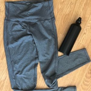Champion high-waist heather gray active leggings